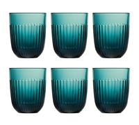 La Rochère 6 Vasos de agua Ouessant 29 cl Azul oscuro