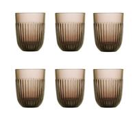 La Rochère 6 Vasos de agua Ouessant 29 cl Mocca
