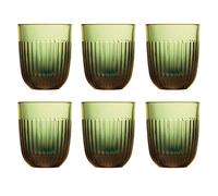 La Rochère 6 Vasos de agua Ouessant 29 cl Verde oliva