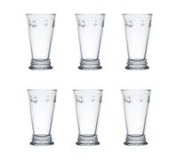 La Rochère 6 Vasos de bebidas Abeille 46 cl Transparente