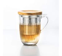 La Rochere 6404.01_500 - Juego de taza de té y filtro (396 ml), transparente