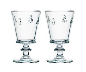 La Rochere Bee Motif - Copa de vino (2 unidades, 350 ml)