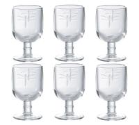 La Rochere Juego De 6 Vasos De Agua 280Ml - Libélula - Hecho En Francia