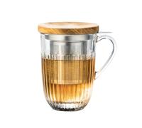 La Rochere Ouessant Té Juego Infusor - Té/Café Taza,Posavasos - Hecho En Francia