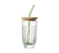 La Rochère Vaso de smoothie Ouessant con tapa y pajita 43 cl Transparent