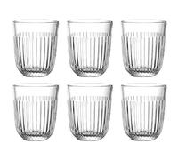 La Rochère Vasos Ouessant de 290 ml, 9,5 cm de altura, 8 cm de diámetro, transparente (6 unidades)