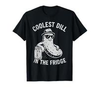 La Ropa Divertida de Juego de Palabras con pepinillos más Guay de Dill in The Fridge Camiseta