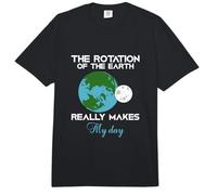La rotación de la Tierra Realmente Hace Que mi día Sea Divertido Comfort Colors Adult Heavyweight T-Shirt
