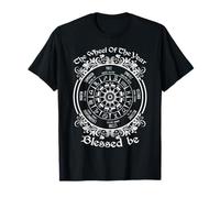 La Rueda del Año Blessed Be Pagan Occult Wicca Camiseta