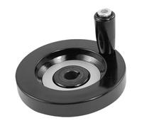 La rueda, Tres ruedas, Volante de radios corrugado, baquelita negra, 2 uds., tamaños múltiples for torno de fresado CNC(10mm X 80mm)