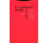 La sabiduría griega II: Epiménides, Ferecides, Tales, Anaximandro, Anaxímenes, Onomácrito (Estructuras y Procesos. Filosofía)