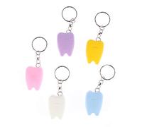 La sabiduría limpio dental Entre los cepillos interdentales aleatoria 1PC dientes Floss portátiles * llavero llavero viaje 15M color Oral hygience del cuidado del diente Herramientas 15M,Blanco