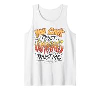 La Saga Crepúsculo en la Que no Puedes Confiar Los Vampiros confían en mí Camiseta sin Mangas