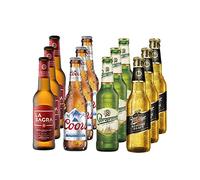 Pack Cerveza Lagers del Mundo - Pack degustación de 12 botellas de 330 ml - Total: 3960 ml