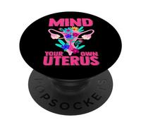 La Salud de la Mujer Cuida tu Propio útero Pro Choice PopSockets PopGrip Adhesivo