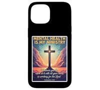 La Salud Mental Cristiana Es Mi Ministerio Profesional Jesús Carcasa para iPhone 15
