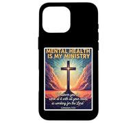 La Salud Mental Cristiana Es Mi Ministerio Profesional Jesús Carcasa para iPhone 16 Pro MAX