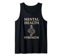 La Salud Mental es Fortaleza Cuidado Personal Inspirador Camiseta sin Mangas