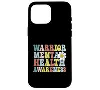 La salud mental importa Guerrero Conciencia sobre la salud mental Carcasa para iPhone 16 Pro Max