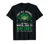 La Salud Mental Importa Las heridas Invisibles acaban con el estigma artístico Camiseta