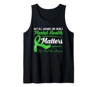 La Salud Mental Importa Las heridas Invisibles acaban con el estigma artístico Camiseta sin Mangas