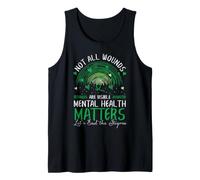 La Salud Mental Importa Las heridas Invisibles acaban con el estigma artístico Camiseta sin Mangas
