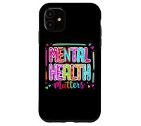 La salud mental importa Mensaje positivo Empoderamiento Carcasa para iPhone 11