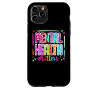 La salud mental importa Mensaje positivo Empoderamiento Carcasa para iPhone 11 Pro