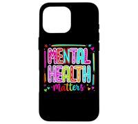 La salud mental importa Mensaje positivo Empoderamiento Carcasa para iPhone 16 Pro Max