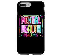 La salud mental importa Mensaje positivo Empoderamiento Carcasa para iPhone 7 Plus/8 Plus