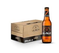 La Salve Auténtica Original, Pack de 24 Botellas x 25 cl, Cerveza Lager Dorada, Genuina y Refrescante, 5.9% Volumen Alcohol
