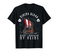 La sangre vikinga corre por mis venas Mitología nórdica nórdica Camiseta