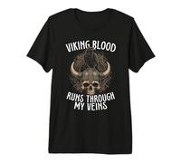La Sangre vikinga Corre por mis Venas Vikingos nórdicos Camiseta Premium