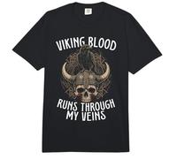 La Sangre vikinga Corre por mis Venas Vikingos nórdicos Comfort Colors Adult Heavyweight T-Shirt