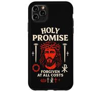 La Santa Promesa perdonó a Jesús, la Cruz, la fe Cristiana, la Ropa de Calle Carcasa para iPhone 11 Pro MAX