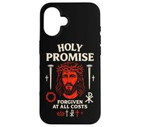 La Santa Promesa perdonó a Jesús, la Cruz, la fe Cristiana, la Ropa de Calle Carcasa para iPhone 16