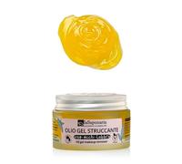 La Saponaria | Aceite en gel desmaquillante para rostro, ojos y labios - Con rosa mosqueta, textura densa y nutritiva. Ideal para la doble limpieza. 50 ml.