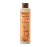 La Saponaria | Champú Girasol y Naranja Dulce - Champú ecológico y natural sin sulfatos ni parabenos, ideal para cabellos secos o tratados. 200 ml. (Naranja)