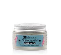 La Saponaria | Crema facial de noche antiedad Deep Care - Renovación profunda con AHA y péptidos. Tratamiento intensivo para piel más firme, suave y luminosa. 50 ml.