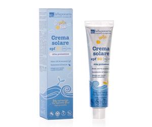 La Saponaria | Crema Solar Ecológica SPF 50 para niños y pieles sensibles, Filtros Físicos 100% minerales, Sin Filtros Químicos, Travel Size, 40 ml