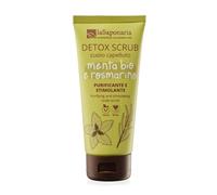 La Saponaria, Exfoliante Capilar con Menta Orgánica y Romero, Detox Cabello, Estimula el Cuero Cabelludo, Nueva Fórmula Natural, Apto para Todo Tipo de Cabello, Ideal Pelo Graso