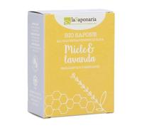 La Saponaria Jabón en Pastilla Miel y Lavanda 100g