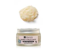 La Saponaria | Manteca desmaquillante facial y de ojos concentrada con manteca de karité, aceite de coco virgen y vitamina E natural, Desmaquillante orgánico nutritivo e hidratante 45 ml