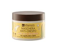 La Saponaria - Mascarilla antiencrespamiento para cabellos secos y rebeldes - Aloe vera y ácido hialurónico - 200 ml
