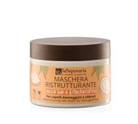 La Saponaria | Mascarilla Pelo Reestructurante, para un Cabello Dañado con Coco Bio, Fitoqueratina y Proteínas de Trigo, Nutre en profundidad, repara la fibra capilar y devuelve brillo natural, 150 ml