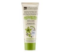 La Saponaria | Pasta dental blanqueadora WonderWhite Menta & Carbón - Dentífrico natural y ecológico con menta y carbón activado, sin flúor, 75 ml.