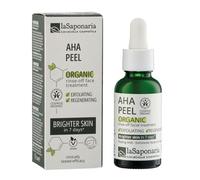 La Saponaria | Peeling Facial AHA Orgánico - Exfoliante Facial Mujer Químico con Ácidos de Frutas - Ilumina, Regenera, Alisa y Mejora la Textura de la Piel, 30 ml