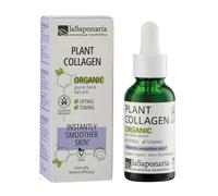 La Saponaria | Sérum Facial con Colágeno Vegetal Orgánico - Puro y Concentrado, Efecto Lifting Natural, Tonificante, Reafirmante y Vegano para Piel Madura, 30 ml