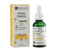 La Saponaria | Sérum Facial Orgánico con Complejo Peptídico - Reafirmante, Antiedad, Uniformizante, Vegano y Natural para Todo Tipo de Piel - 30 ml