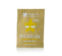 La Saponaria | Set de 3 Parches contorno de Ojos Glow con Ácido Hialurónico y Alantoína, iluminadores con efecto shimmer, hechos de fibras naturales biodegradables para el contorno de ojos.